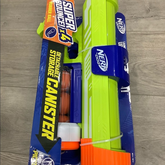 Nerf Dog Nerf Dog Super Bounce 4 Rubber Tennis Ball Blaster Gun